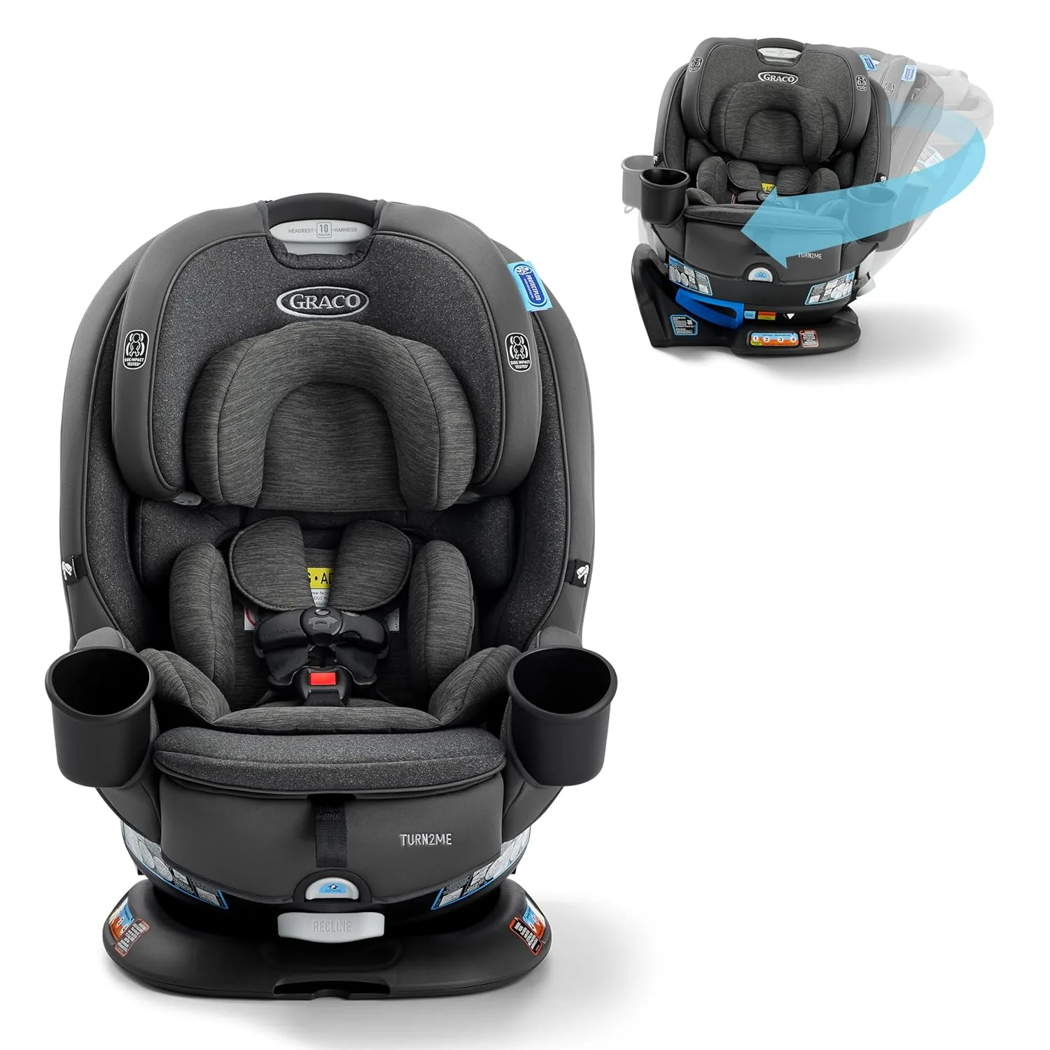 Graco Turn2Me 3-in-1 Rotating Convertible Car Seat